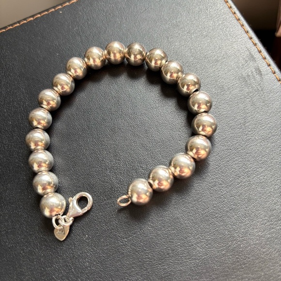 Silpada Sterling Silver Beaded Bracelet with lobster claw clasp - Picture 2 of 5